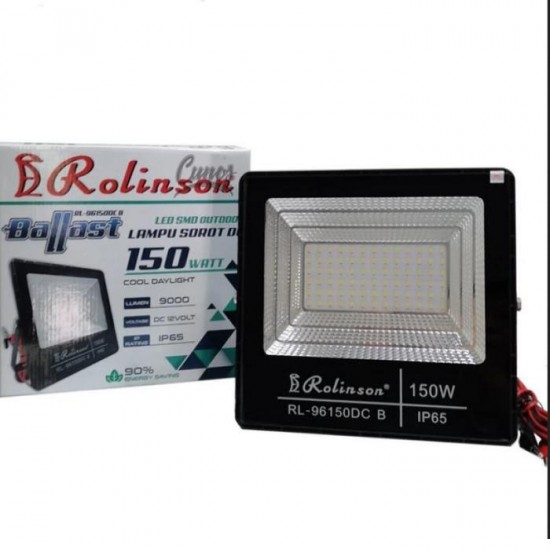 Rolinson Ballast Lampu Sorot DC Jepit Aki 50 100 150 Watt