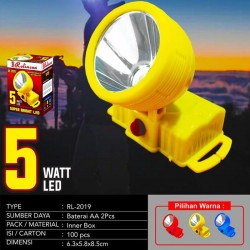 Rolinson RL-2019 Senter Kepala 5W 1 LED Baterai AA Headlamp Headlight Rolinson RL-2019 Senter Kepala 5W 1 LED Baterai AA Headlamp Headlight