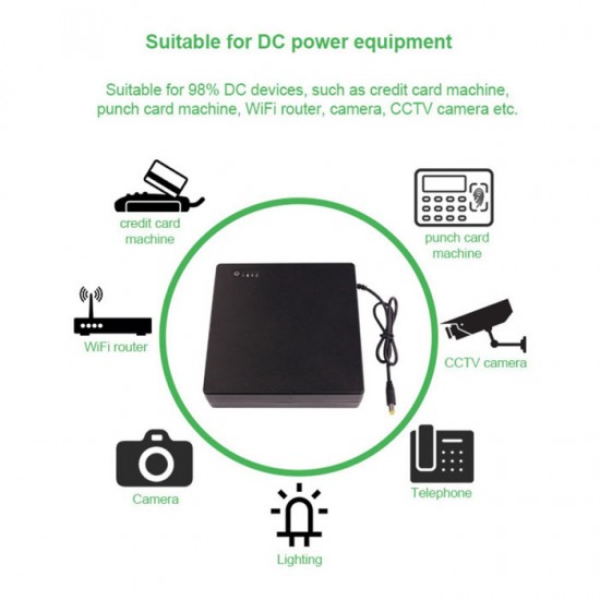 SPS 30WD Mini DC UPS Lithium Battery 12V 3A SPS 30WD Mini DC UPS Lithium Battery 12V 3A
