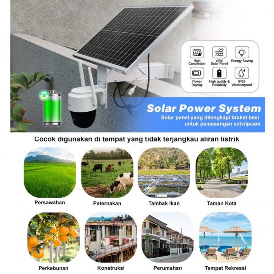 SPS 40WP Black Series 12V 5A 20AH 30AH Solar Panel With Lithium Battery SPS 40WP Black Series 12V 5A 20AH 30AH Solar Panel With Lithium Battery