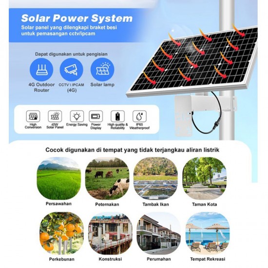 SPS 40WP Black Series 12V 5A 20AH 30AH Solar Panel With Lithium Battery SPS 40WP Black Series 12V 5A 20AH 30AH Solar Panel With Lithium Battery