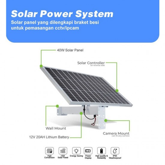 SPS 50WP 30AH 12V 5A Solar Panel With Lithium Battery SPS 50WP 30AH 12V 5A Solar Panel With Lithium Battery