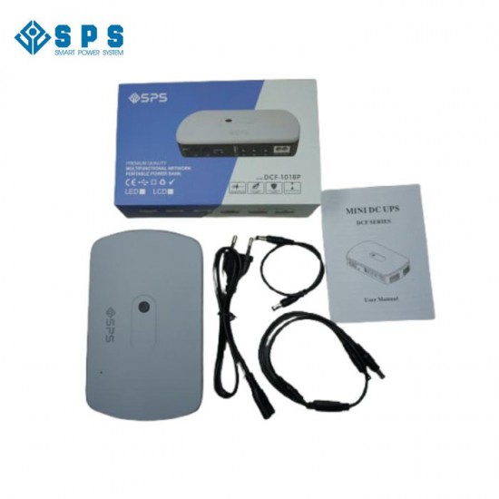 SPS DCF-1018P UPS DC POE 18W Portable Power Bank 2A Lithium Battery 10400mAh