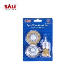 SALI Wire Brush Set 3 With Shank Sikat Mangkok 3Pcs