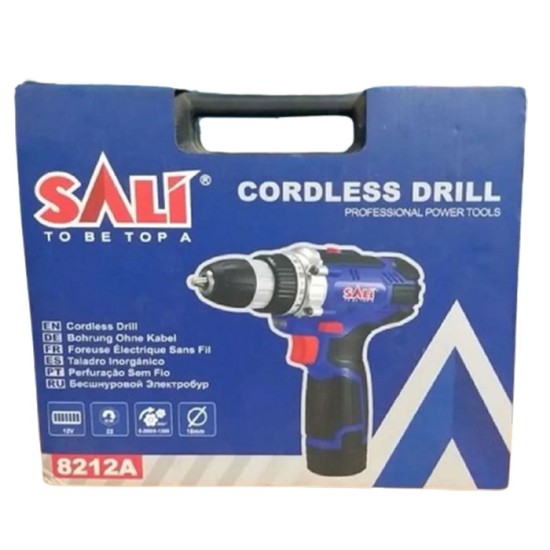 SALI 8212A Cordless Drill 10mm Mesin Bor Baterai 2 Pcs 12V SALI 8212A Cordless Drill 10mm Mesin Bor Baterai 2 Pcs 12V