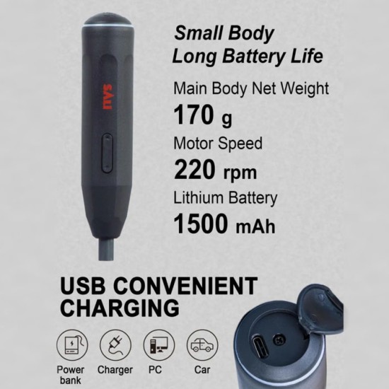 SALI 8361 Electric Screwdriver Set Obeng Elektrik SALI 8361 Electric Screwdriver Set Obeng Elektrik