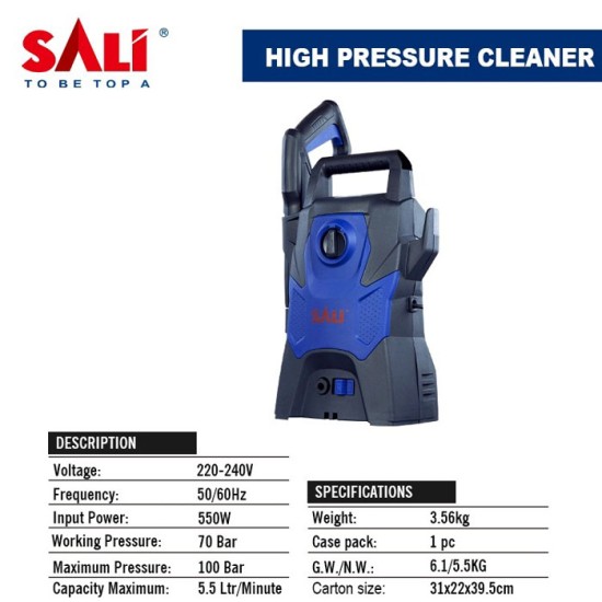 SALI High Pressure Jet Cleaner 550W SALI High Pressure Jet Cleaner 550W