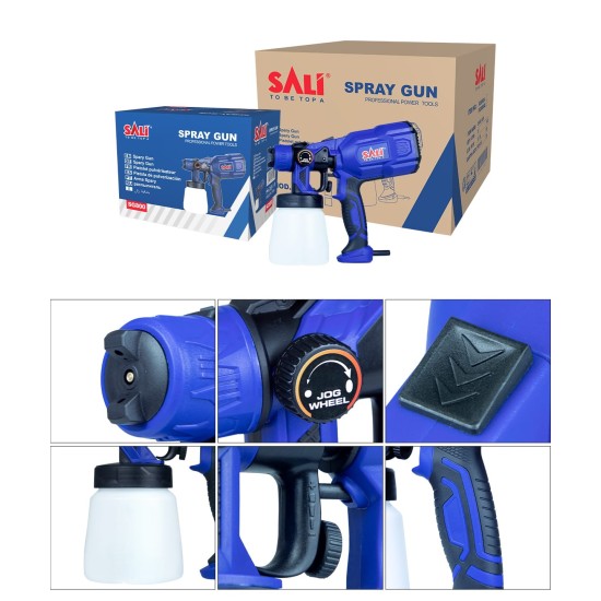 SALI SG800 Electric Spray Gun Alat Semprot Cat Elektrik SALI SG800 Electric Spray Gun Alat Semprot Cat Elektrik