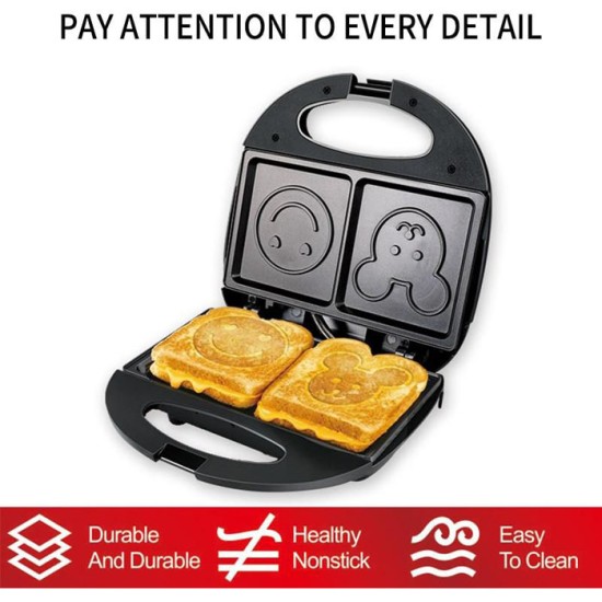 Sonifer SF-6065 Cartoon Plate Sandwich Maker - SF6065 Panggangan Roti Sonifer SF-6065 Cartoon Plate Sandwich Maker - SF6065 Panggangan Roti