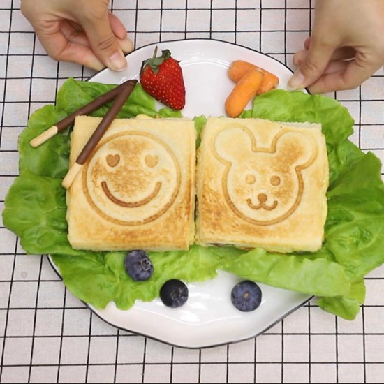 Sonifer SF-6065 Cartoon Plate Sandwich Maker - SF6065 Panggangan Roti Sonifer SF-6065 Cartoon Plate Sandwich Maker - SF6065 Panggangan Roti