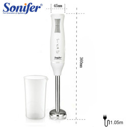 Sonifer SF-8025 Hand Blender Set 3 in 1 700ml Measuring Cup Chopper Whisker Sonifer SF-8025 Hand Blender Set 3 in 1 700ml Measuring Cup Chopper Whisker