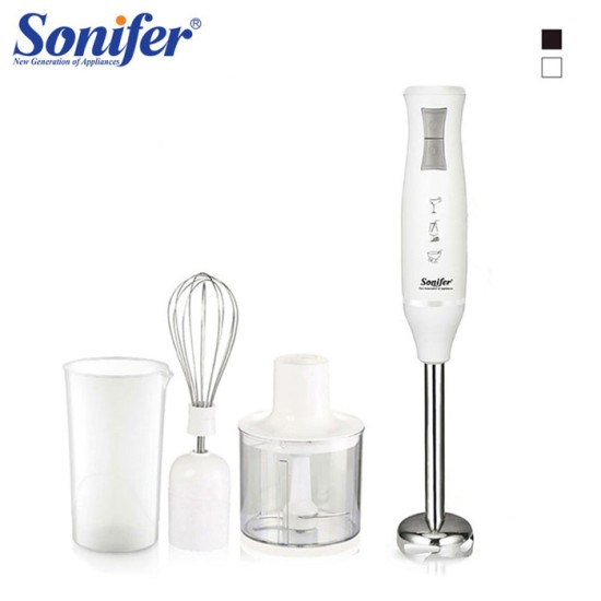 Sonifer SF-8025 Hand Blender Set 3 in 1 700ml Measuring Cup Chopper Whisker