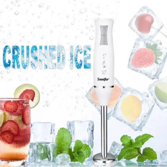 Sonifer SF-8026 Hand Blender 2 in 1 Stainless Steel 2 Speed Gelas Takar 700 ml Sonifer SF-8026 Hand Blender 2 in 1 Stainless Steel 2 Speed Gelas Takar 700 ml