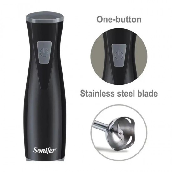 Sonifer SF-8055 Hand Blender Stainless Multifungsi 200 Watt Sonifer SF-8055 Hand Blender Stainless Multifungsi 200 Watt