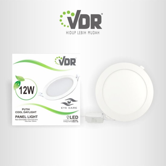VDR LED Panel Light 12 Watt 17 Cm VDR LED Panel Light 12 Watt 17 Cm