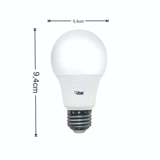 VDR Prima Lampu LED 5 Watt Bohlam E27 VDR Prima Lampu LED 5 Watt Bohlam E27