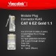 Vascolink Connector Konektor RJ45 Cat 6 EZ Gold Plated 50Pcs
