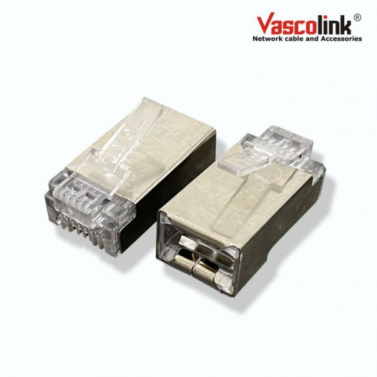Vascolink RJ45 Connector FTP Cat 5e EZ Gold Plated 50pcs