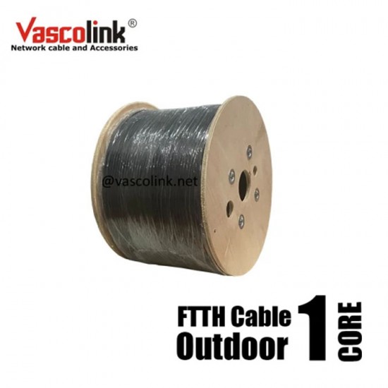 Vascolink VL116-FTTH01BSWT FTTH Cable Fiber Optic Outdoor 1 Core Kabel FO Vascolink VL116-FTTH01BSWT FTTH Cable Fiber Optic Outdoor 1 Core Kabel FO