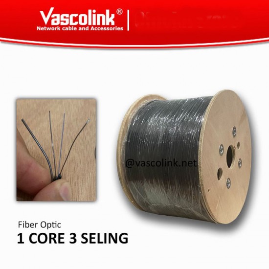Vascolink VL116-FTTH01BSWT FTTH Cable Fiber Optic Outdoor 1 Core Kabel FO Vascolink VL116-FTTH01BSWT FTTH Cable Fiber Optic Outdoor 1 Core Kabel FO
