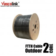 Vascolink VL116-FTTH02BSWT FTTH Cable Fiber Optic Outdoor 2 Core Kabel FO 