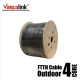 Vascolink VL116-FTTH04BSWT FTTH Cable Fiber Optic Outdoor 4 Core Kabel FO Vascolink VL116-FTTH04BSWT FTTH Cable Fiber Optic Outdoor 4 Core Kabel FO