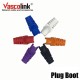 Vascolink Plug Boot Plugboot 2 Claw Pengait Cat 5 Cat 6  isi 50 Pcs