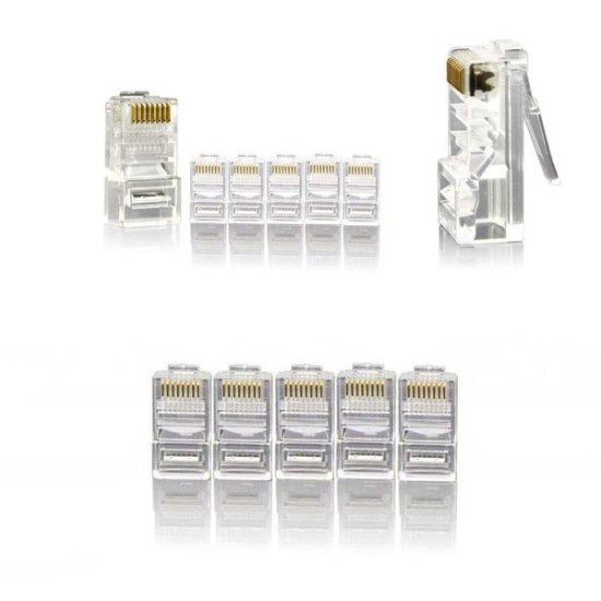 Vascolink Konektor RJ45 Cat5e 100Pcs Vascolink Konektor RJ45 Cat5e 100Pcs