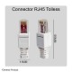 Vascolink Tolles Connector RJ45 Cat 6 Konektor UTP Tanpa Crimping Vascolink Tolles Connector RJ45 Cat 6 Konektor UTP Tanpa Crimping