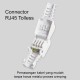 Vascolink Tolles Connector RJ45 Cat 6 Konektor UTP Tanpa Crimping Vascolink Tolles Connector RJ45 Cat 6 Konektor UTP Tanpa Crimping