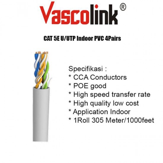 Vascolink Kabel UTP Cat 5E Vascolink Kabel UTP Cat 5E
