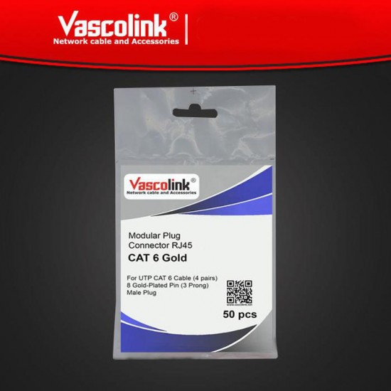 Vascolink Konektor RJ45 Cat6 50Pcs