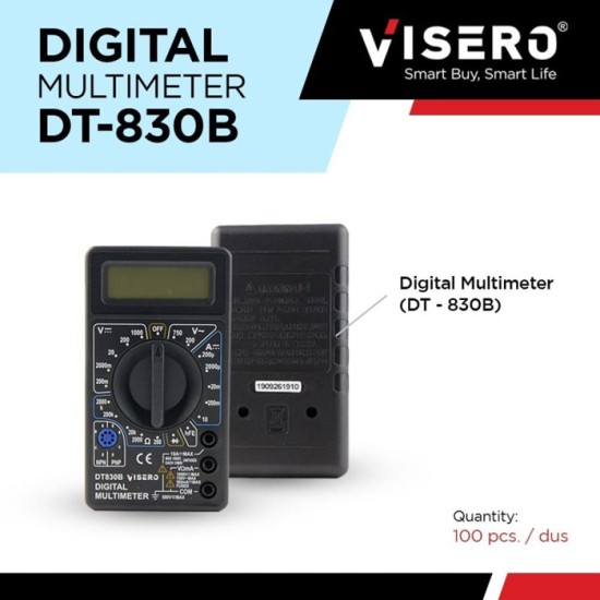 Visero DT-830B Multimeter Multitester Avometer Digital Visero DT-830B Multimeter Multitester Avometer Digital