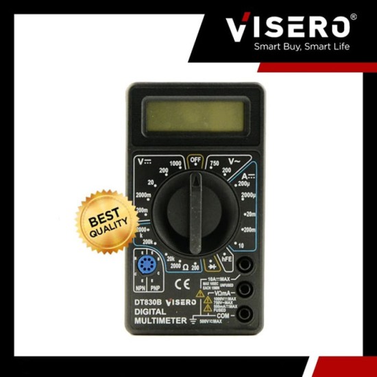 Visero DT-830B Multimeter Multitester Avometer Digital Visero DT-830B Multimeter Multitester Avometer Digital