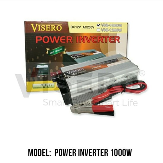 Visero VIO-1000W Power Inverter 1000W DC 12V to AC 220V Visero VIO-1000W Power Inverter 1000W DC 12V to AC 220V