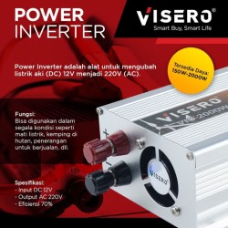Visero VIO-150W Power Inverter 150W DC 12V to AC 220V