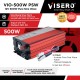 Visero VIO-500W PSW Power Inverter Pure Sine Wave 500 Watt 12V Visero VIO-500W PSW Power Inverter Pure Sine Wave 500 Watt 12V