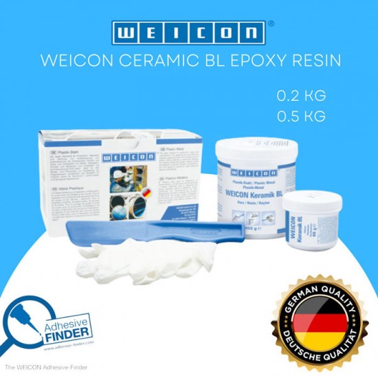 Weicon Ceramic BL Epoxy Resin Plastic Metal Repair Wear Weicon Ceramic BL Epoxy Resin Plastic Metal Repair Wear
