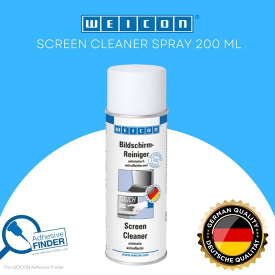 Weicon Screen Cleaner 200 ml Spray Pembersih Layar Weicon Screen Cleaner 200 ml Spray Pembersih Layar