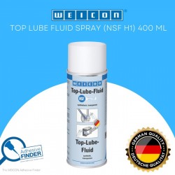 Weicon Top Lube Fluid Spray 400 ml NSF H1 Adhesive Lubricant for Sensitive Area