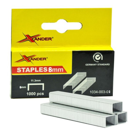 Xander XD-1841 Isi Staples 8mm Xander XD-1841 Isi Staples 8mm