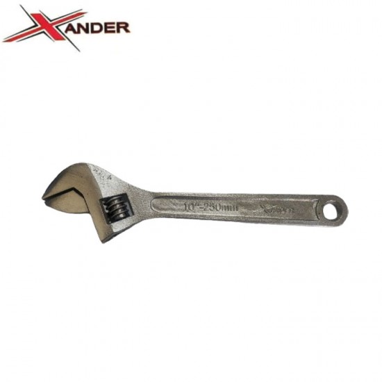 Xander Kunci Inggris 10 Inch 250mm Adjustable Wrench Forged Steel