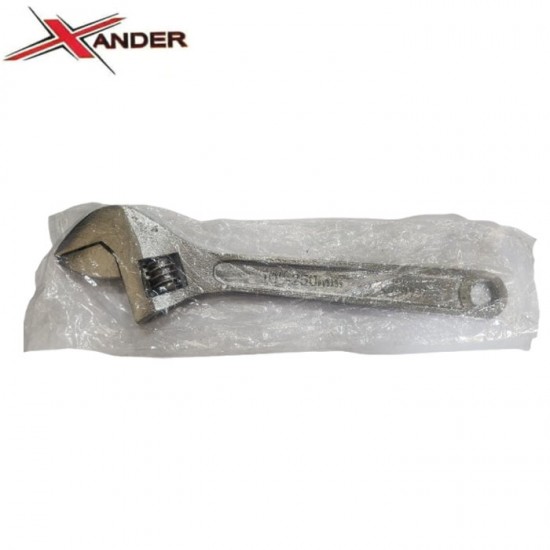 Xander Kunci Inggris 10 Inch 250mm Adjustable Wrench Forged Steel
