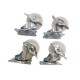 Xander XD-1125 Roda Nilon 2 Inch Hidup Rem 4 Pcs Caster Wheel Brake 50mm Xander XD-1125 Roda Nilon 2 Inch Hidup Rem 4 Pcs Caster Wheel Brake 50mm