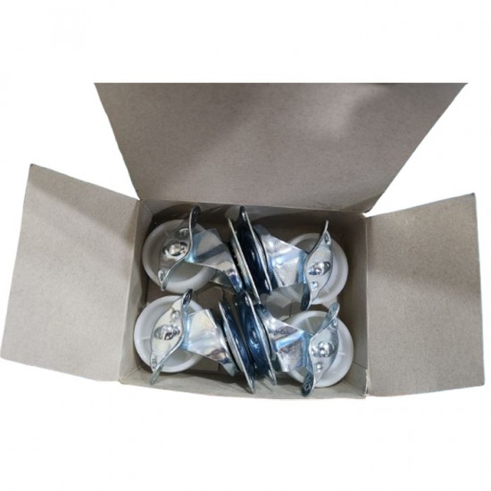 Xander XD-1125 Roda Nilon 2 Inch Hidup Rem 4 Pcs Caster Wheel Brake 50mm Xander XD-1125 Roda Nilon 2 Inch Hidup Rem 4 Pcs Caster Wheel Brake 50mm