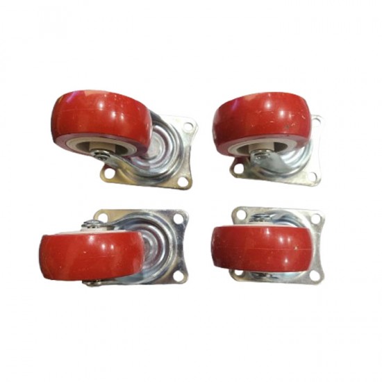 Xander XD-191 Roda Nilon 2 Inch Hidup 4 Pcs Caster Wheel Swivel 50mm Xander XD-191 Roda Nilon 2 Inch Hidup 4 Pcs Caster Wheel Swivel 50mm