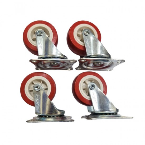 Xander XD-191 Roda Nilon 2 Inch Hidup 4 Pcs Caster Wheel Swivel 50mm Xander XD-191 Roda Nilon 2 Inch Hidup 4 Pcs Caster Wheel Swivel 50mm