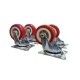 Xander XD-191 Roda Nilon 2 Inch Hidup 4 Pcs Caster Wheel Swivel 50mm Xander XD-191 Roda Nilon 2 Inch Hidup 4 Pcs Caster Wheel Swivel 50mm