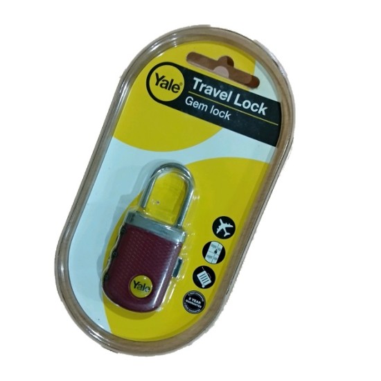 Yale YP3-31-123-1 Travel Lock - Gem Lock Gembok Koper Pin Yale YP3-31-123-1 Travel Lock - Gem Lock Gembok Koper Pin