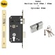 Paket Yale Mortise Lock 40mm 60mm Euro Profile Cylinder 60mm Paket Yale Mortise Lock 40mm 60mm Euro Profile Cylinder 60mm